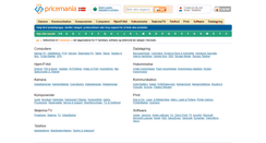 Desktop Screenshot of pricemania.dk