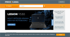 Desktop Screenshot of pricemania.sk