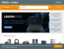 Tablet Screenshot of pricemania.sk