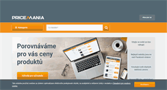 Desktop Screenshot of pricemania.cz